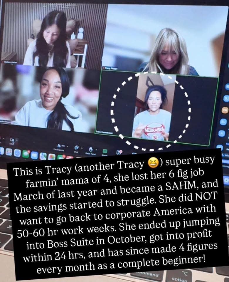 Tracy, a farming mom of four, shares her story on the Thursday insider call